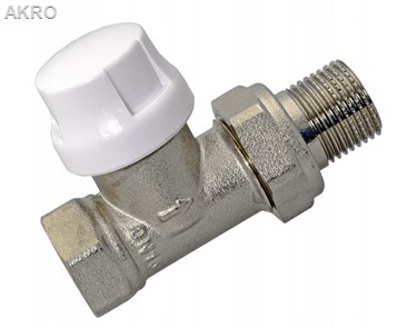 Zawór termostatyczny HANZ 1/2" prosty M30X1,5